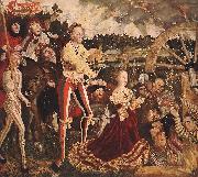 CRANACH, Lucas the Elder The Martyrdom of St Catherine fd oil painting artist